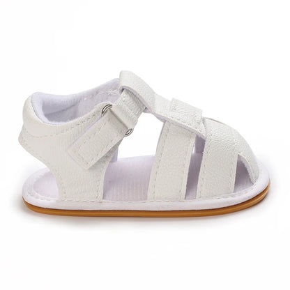 Baby First Walker Sandals – Soft Sole Closed-Toe Unisex (0-18 Months)