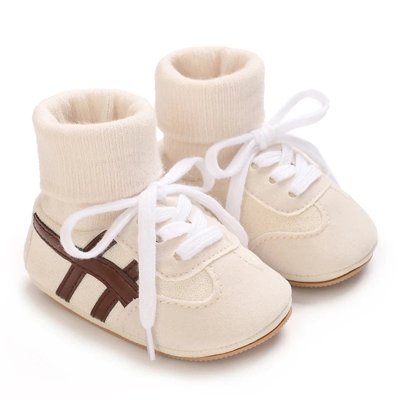 Baby Sock Sneakers Anti-Slip Soft Sole High-Top Shoes