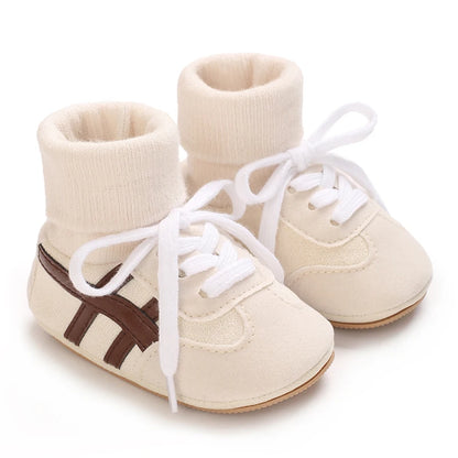 Baby Sock Sneakers Anti-Slip Soft Sole High-Top Shoes