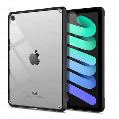 Clear Silicone iPad Case with Protective Bumper – Multi-Model Compatible