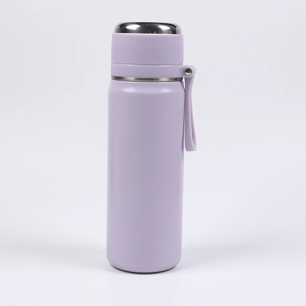 Vacuum Insulated Thermos Bottle – Stainless Steel Travel Water Bottle with Handle