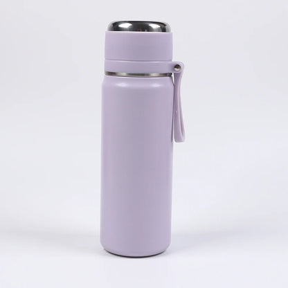 Vacuum Insulated Thermos Bottle – Stainless Steel Travel Water Bottle with Handle