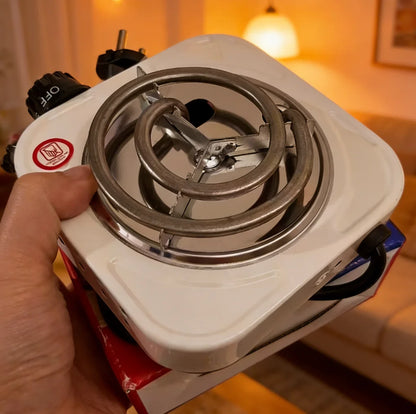 500W Electric Coil Burner – Portable Shisha Coal & Coffee Heater