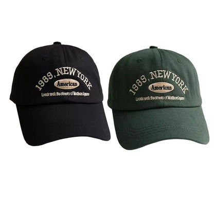 Baseball Cap – Unisex Retro Letter Embroidered Hat