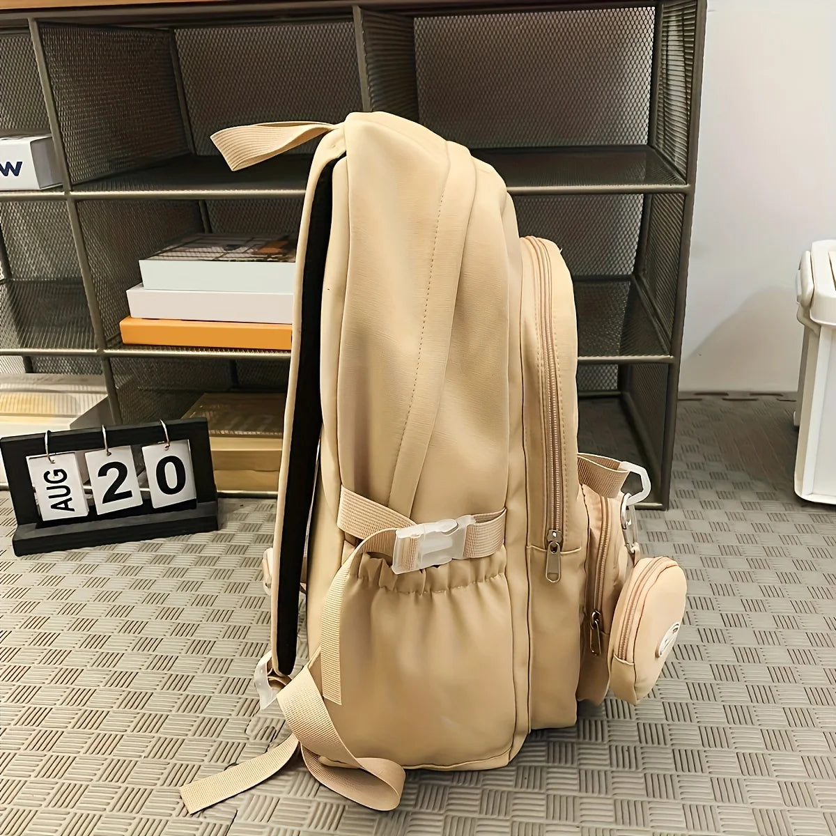 Large Capacity School Backpack with Coin Purse