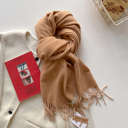 Cashmere Winter Scarf for Women – Warm Long Pashmina Shawl