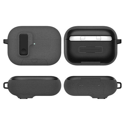 AirPods Case with Auto Lock, Kickstand & Keychain Ring – Protective Cover