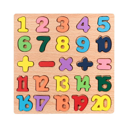 Wooden Geometric Shape Puzzle for Kids – Montessori Learning Toy