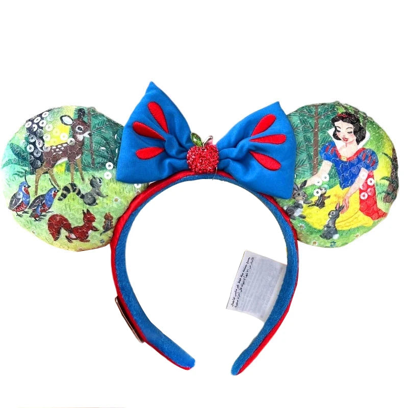 Disney Mickey Ears Headband – Sequin Minnie Cosplay Hairband