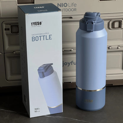 TYESO Vacuum Insulated Sports Water Bottle – Large Capacity