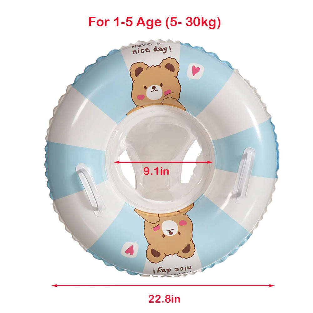 Inflatable Baby Swim Seat Ring Pool Float for Toddlers