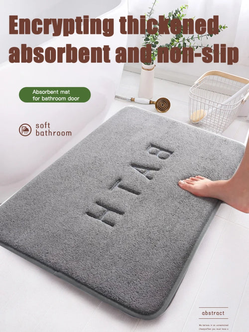 Memory Foam Bath Mat – Non-Slip Super Absorbent Bathroom Rug