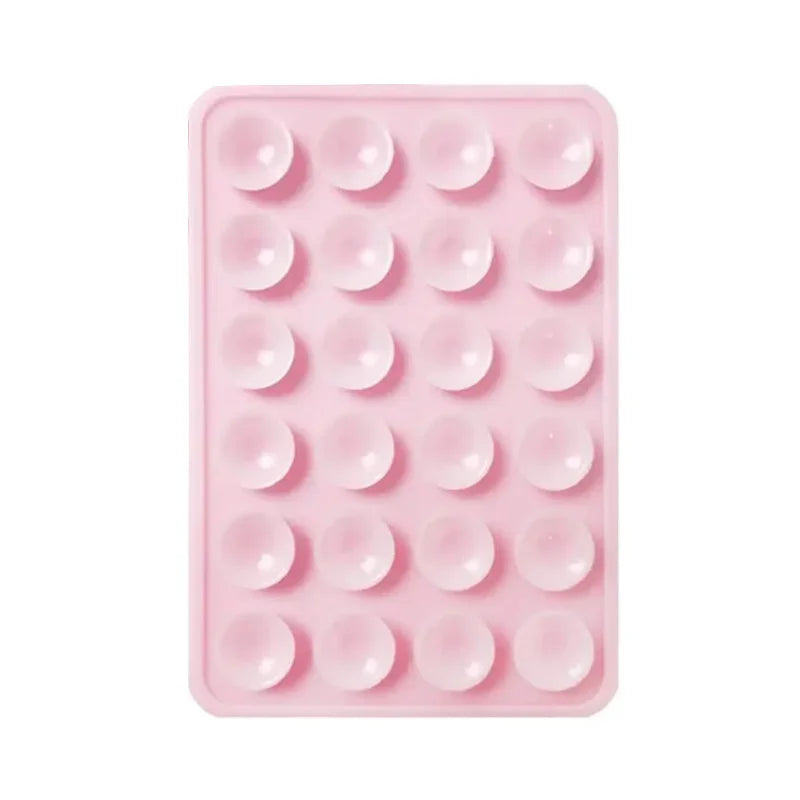 Silicone Suction Phone Holder Pad – Anti-Slip Wall & Desk Mat