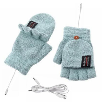 USB Heated Gloves – Electric Heating Hand Warmer for Typing & Skiing