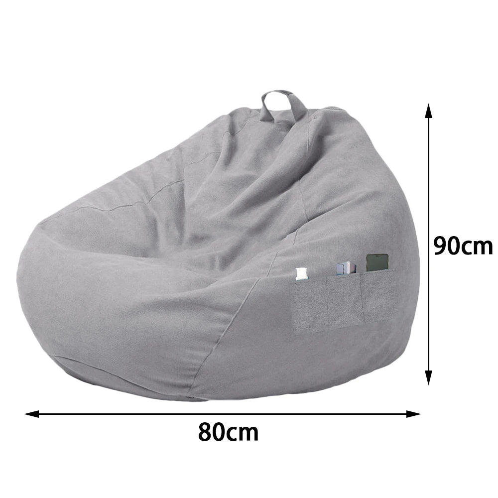 Soft Fluffy Bean Bag Chair Cover Without Filler