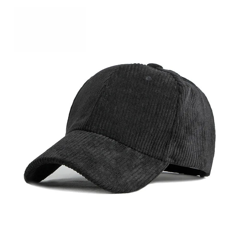 Solid Color Baseball Cap – Unisex Retro Adjustable Hat