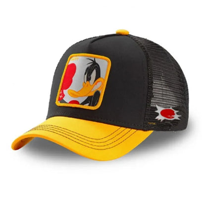 Cartoon Anime Trucker Cap – Unisex Adjustable Baseball Hat