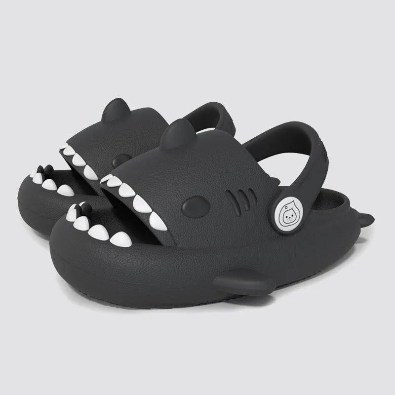Kids Shark Sandals – Non-Slip Soft Sole Summer Clogs for Boys & Girls