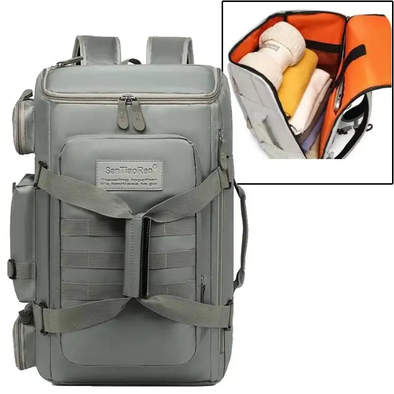 Large Capacity Gym & Travel Backpack – Wet Dry Separation Sports Bag