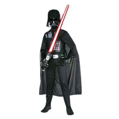 Kids Darth Vader Halloween Costume Set with Cape, Mask & Gloves