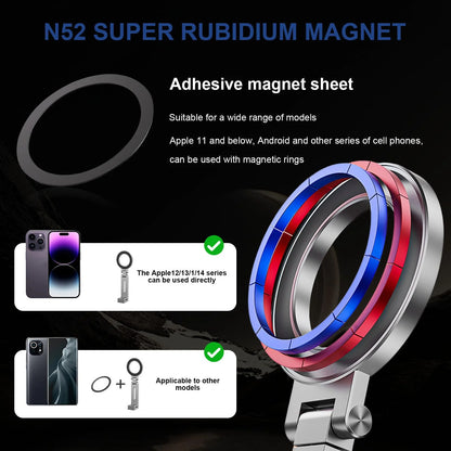 Magnetic Phone Stand – Portable Foldable MagSafe-Compatible Holder