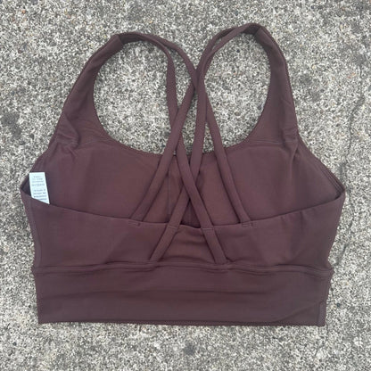 Women's Padded Cross-Back Sports Bra – High Support Activewear