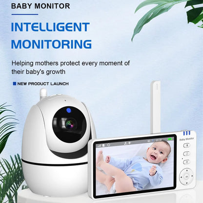 5-Inch Video Baby Monitor with Night Vision & 4x Zoom