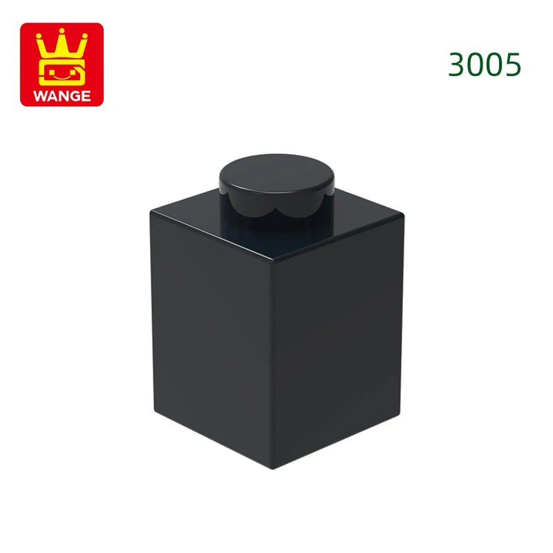 Wange 3005 1x1 Basic Brick MOC Parts – 232pcs Bulk Pack