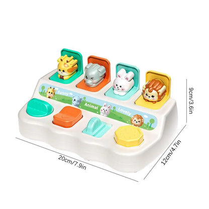 Montessori Pop-Up Animal Toy – Baby Learning Activity Box