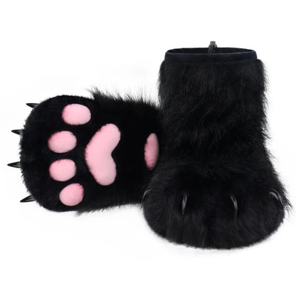 Animal Paw Slippers – Furry Claw Boots for Cosplay & Costume