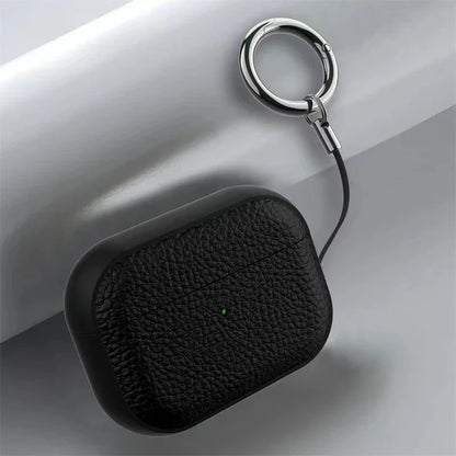 Litchi Leather AirPods Case – Premium Business Texture Cover