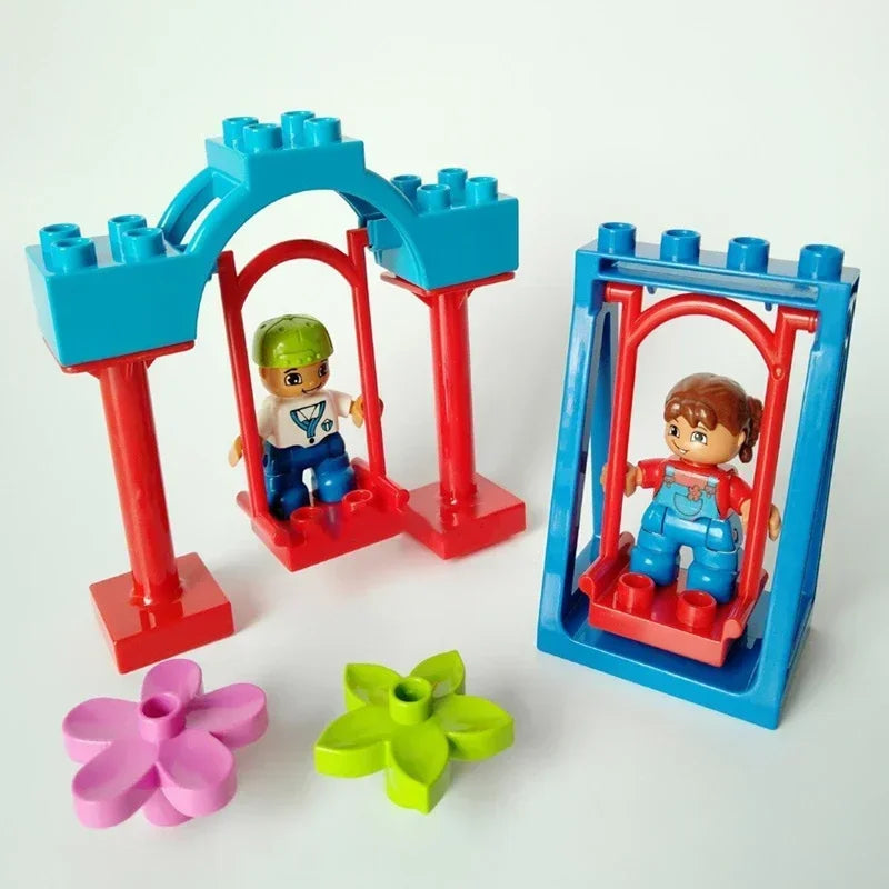 Large Building Blocks Playground Parts – Duplo Compatible Accessories