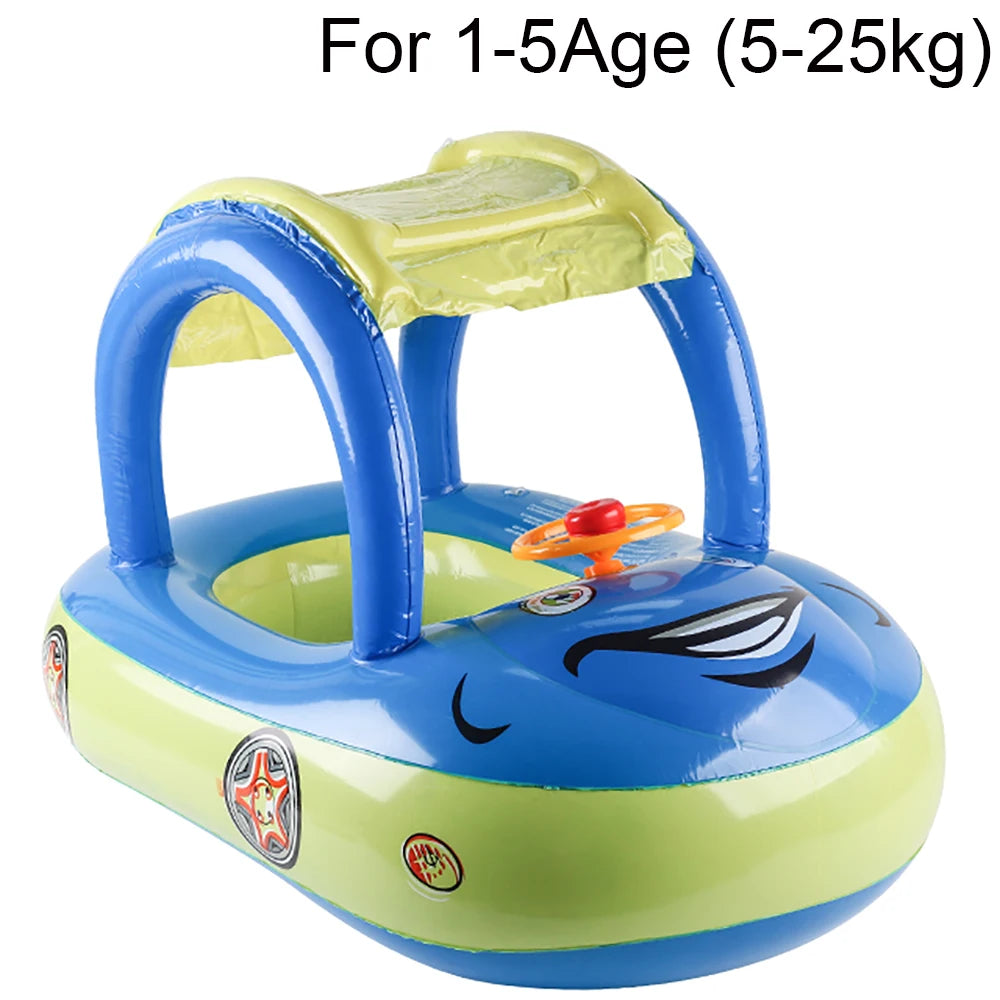 Car Shaped Toddler Pool Float for Kids Ages 4 to 6