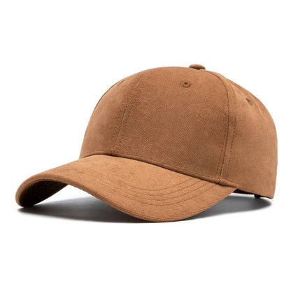Solid Color Baseball Cap – Unisex Retro Adjustable Hat