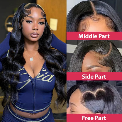 13x6 HD Lace Body Wave Human Hair Wig – Remy, Glueless
