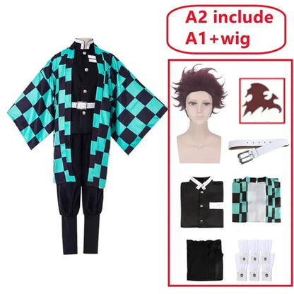 Tanjiro Kamado Cosplay Costume – Demon Slayer Uniform