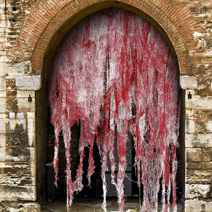 Halloween Bloody Gauze Bandage Door Curtain Decoration