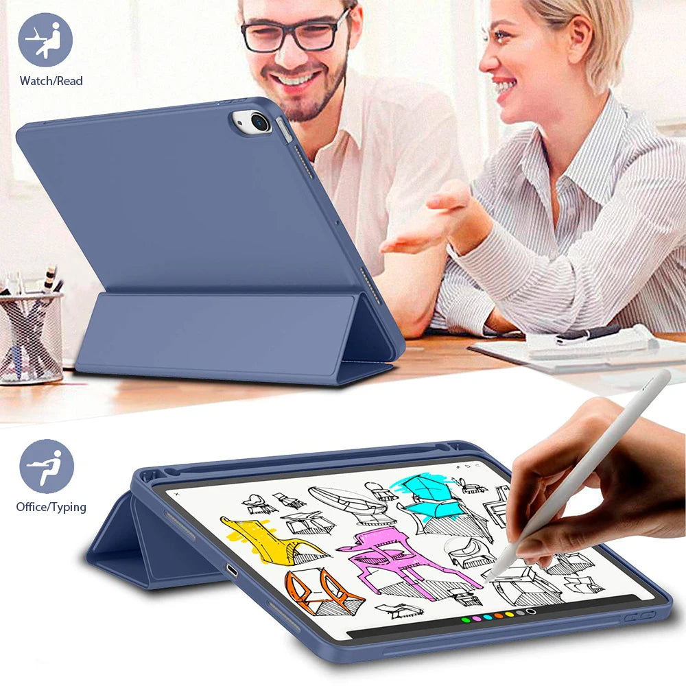 iPad Case Magnetic PU Leather Stand – All Models