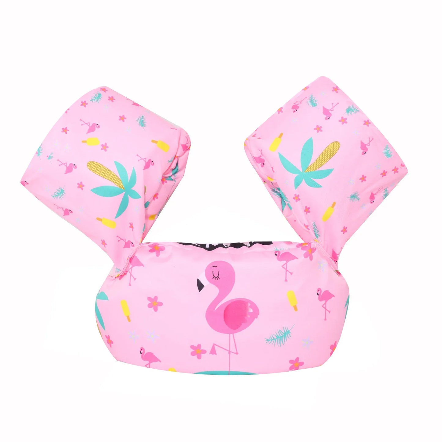 Kids Swim Float Vest with Arm Bands – Cartoon Pool Safety Jacket