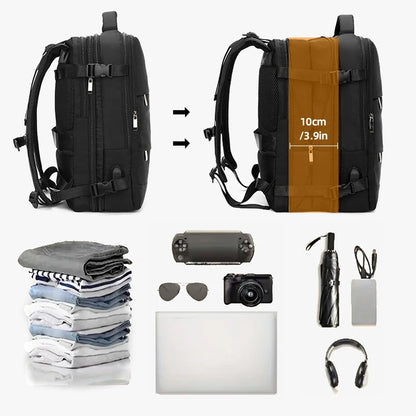 Travel Backpack Large Capacity – Lightweight Laptop School Bag