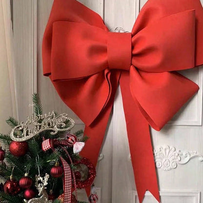 Large Decorative Bow for Christmas, Wedding & Party Decor – Red & Pink