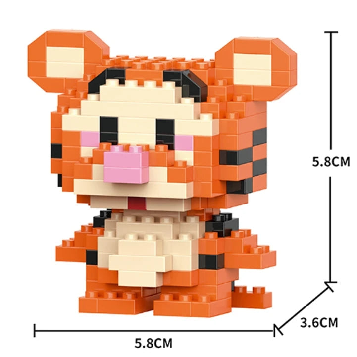 Disney Mini Building Blocks Figure – Mickey Minnie Princess Brick Toy