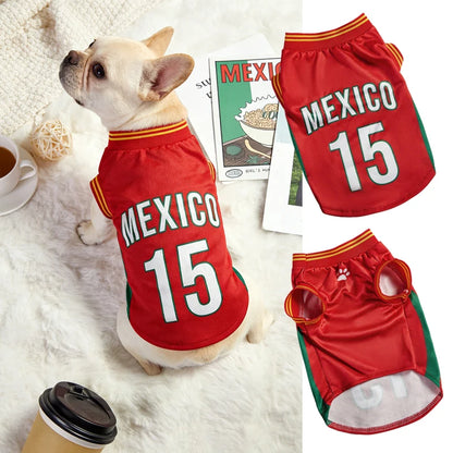 Dog Basketball Jersey – Breathable Mesh Sport Shirt for Small Dogs