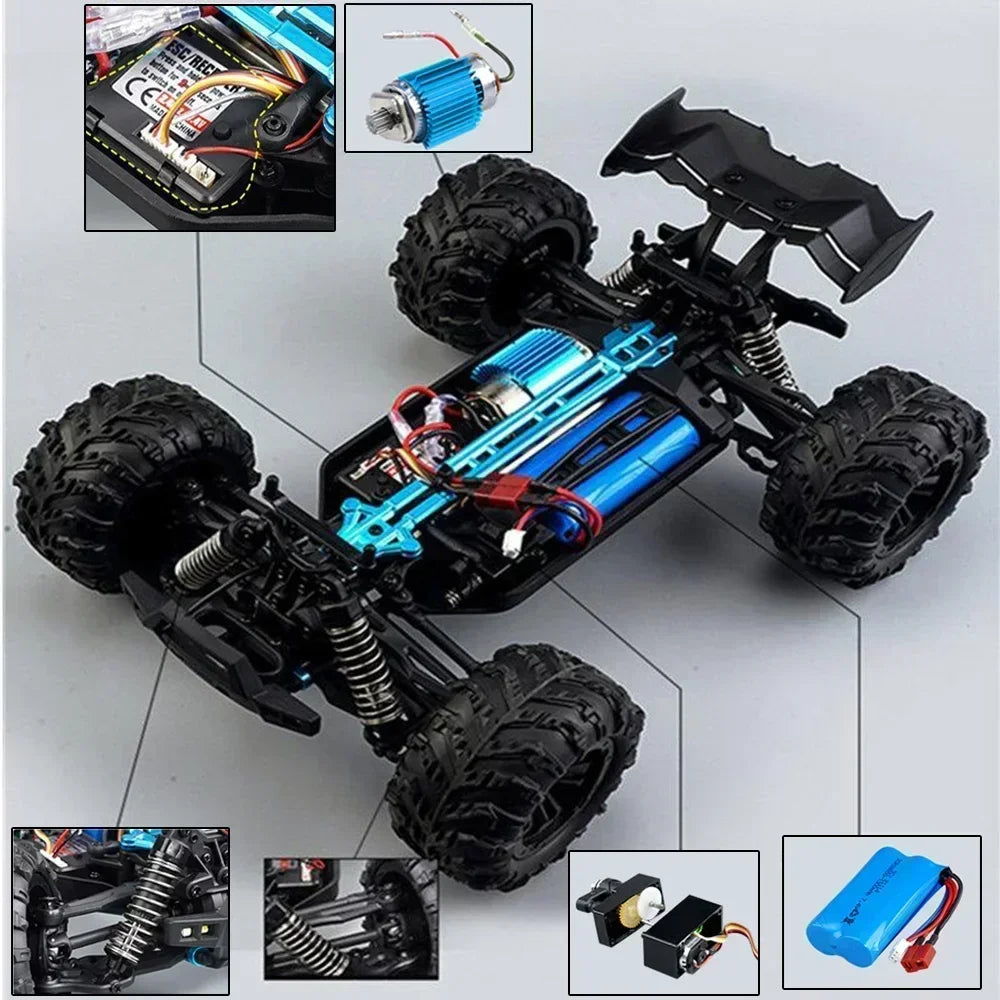 RC Monster Truck 1:16 Scale 4WD 50km/h – WLtoys Off-Road Car