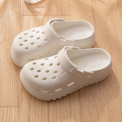 Clog Hole Shoes Thick Sole Non-Slip Beach Sandals for Men & Women