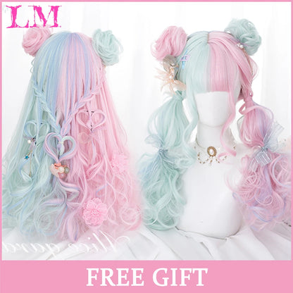 Cosplay Synthetic Wig with Bangs – Long Straight 24 Inch, Heat Resistant