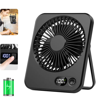 Mini Portable Folding USB Rechargeable Desk Fan