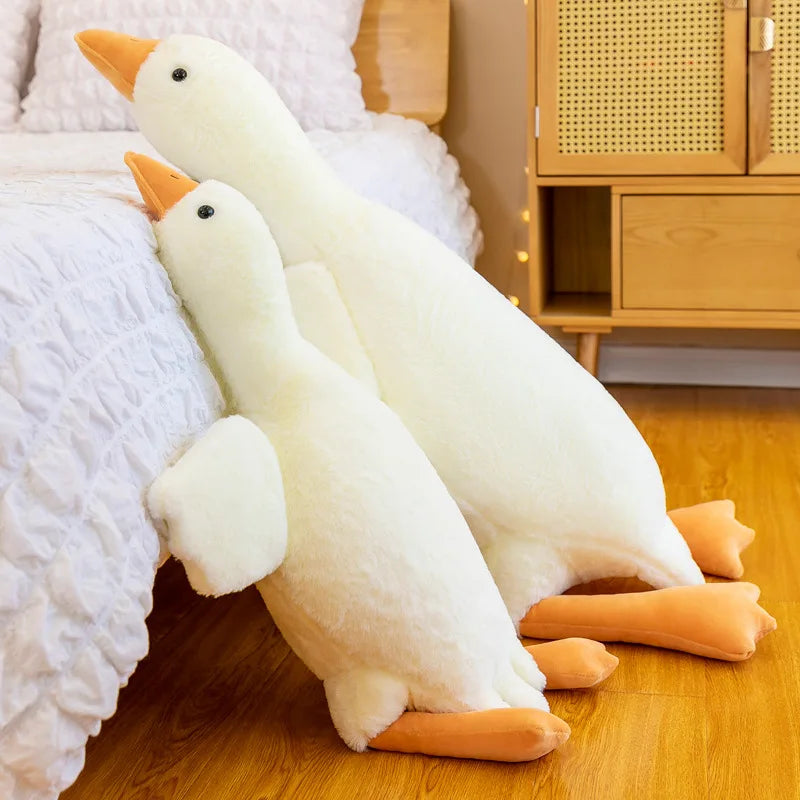 Giant Goose Plush Body Pillow – Soft Stuffed Animal Cuddle Toy