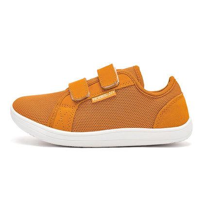 Kids Barefoot Sneakers Wide Toe Mesh Shoes with Hook & Loop Strap