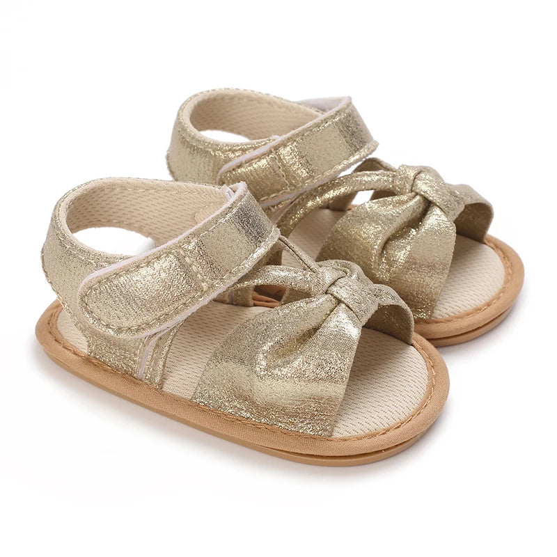 Baby Girl Tassel Sandals – Non-Slip Flat Princess Shoes